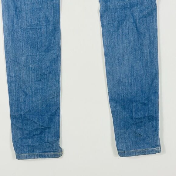 Carlos Miele Light Wash Distressed Destroyed Skinny Jeans Womens 44 Medium Large - Picture 7 of 10